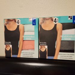 Brand New Reversible Tank 4 Pack 