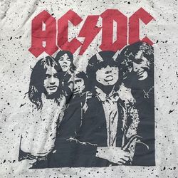 ACDC Preowned Large Tie Dye T-shirt