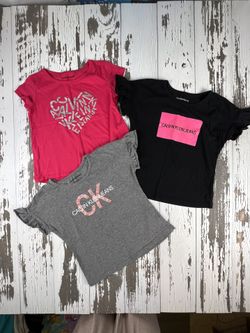 Girls Three Piece Calvin Klein Shirts