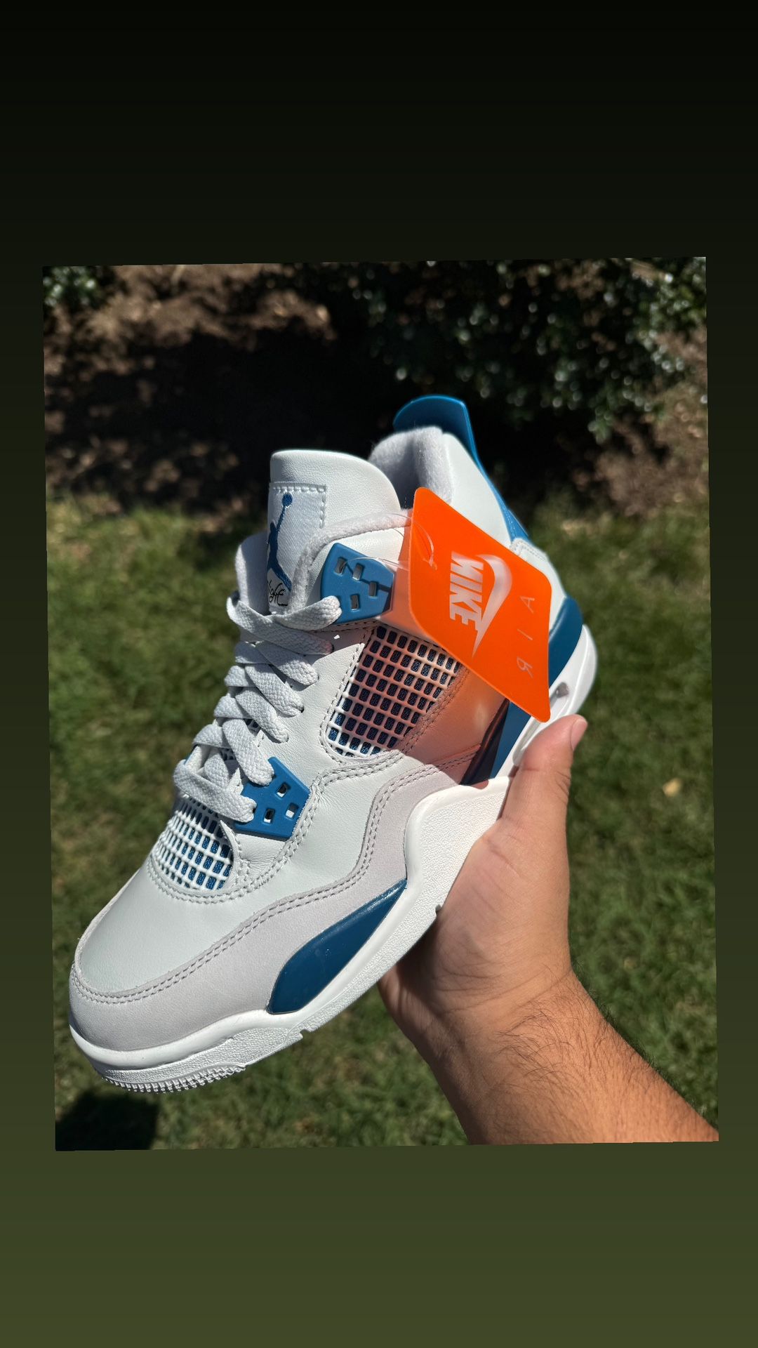 Jordan 4 Military Blue Sz 6Y