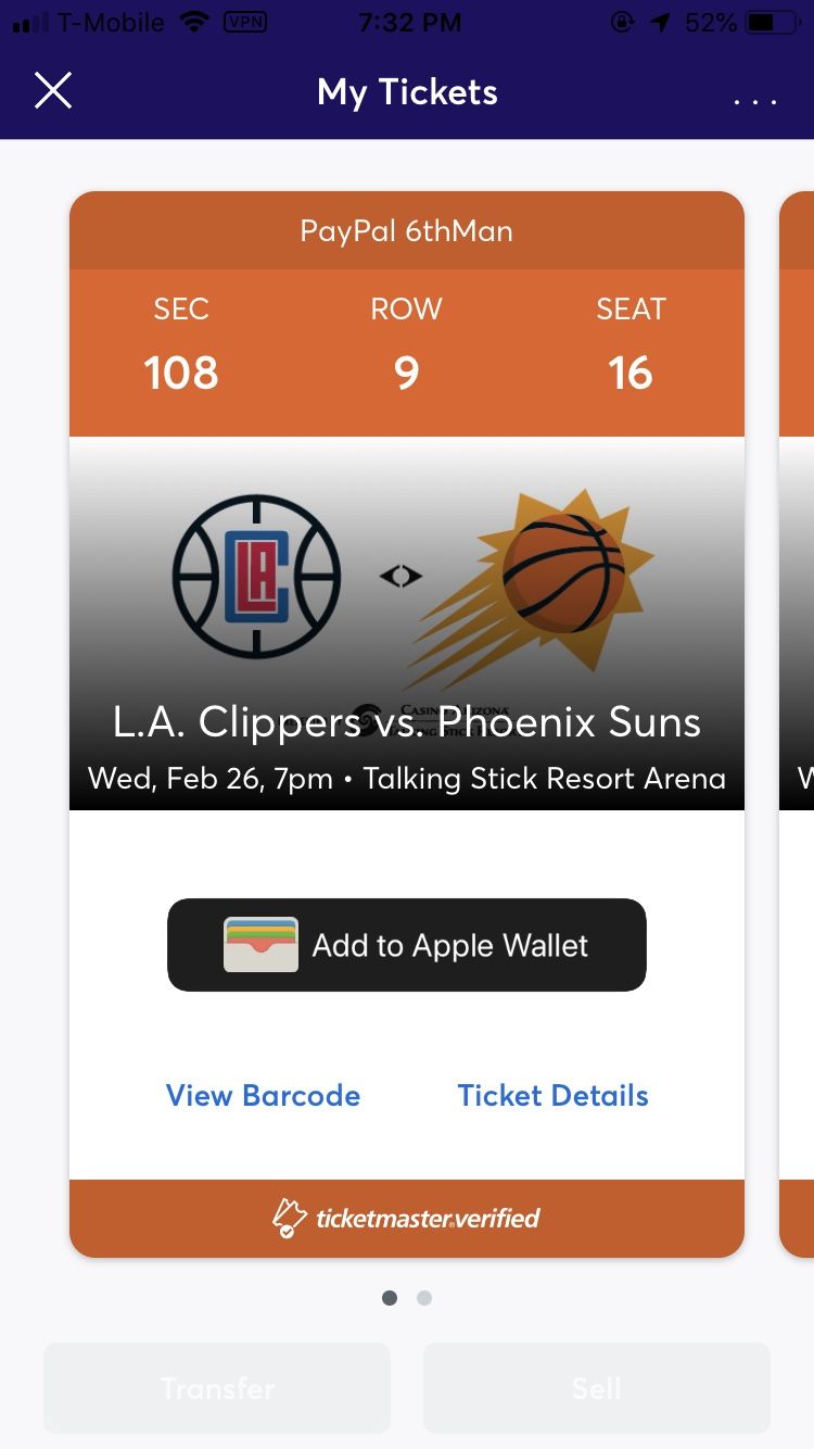 Clippers vs suns tickets