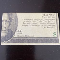 Barnacle Growth removal from Boat Scuba Dive Service