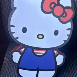 Hello Kitty Wooden Sign