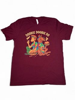 Y2K Scooby Doo "Doobie Doobie Do" Stoner TieDye Cartoon T Shirt - Size XL
