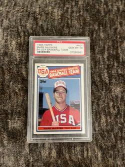 Mark McGwire Rookie Card PSA 10