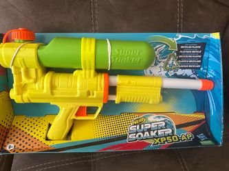 Nerf Super Soaker XP50 Yellow and Green Water Blaster