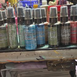 Distress Spray Stains,Oxide Spray,spritz,mica Stains, Dylusions