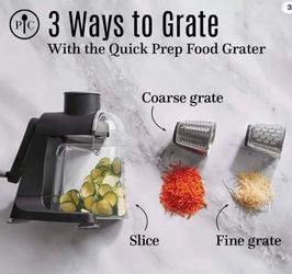 Pampered Chef Quick Prep Food Grater - New