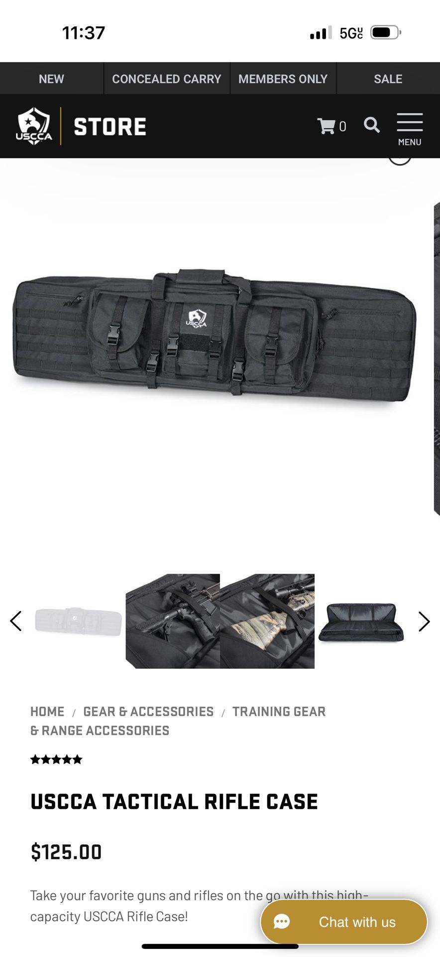 USCCA TACTICAL RIFLE CASE