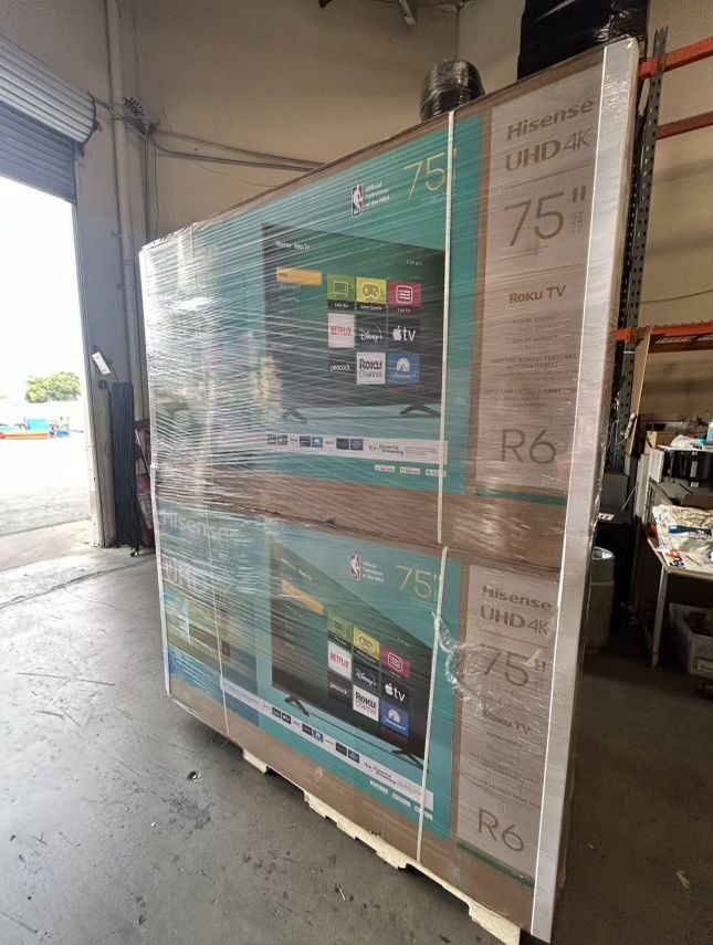 75”Hisense Roku Smart Tv