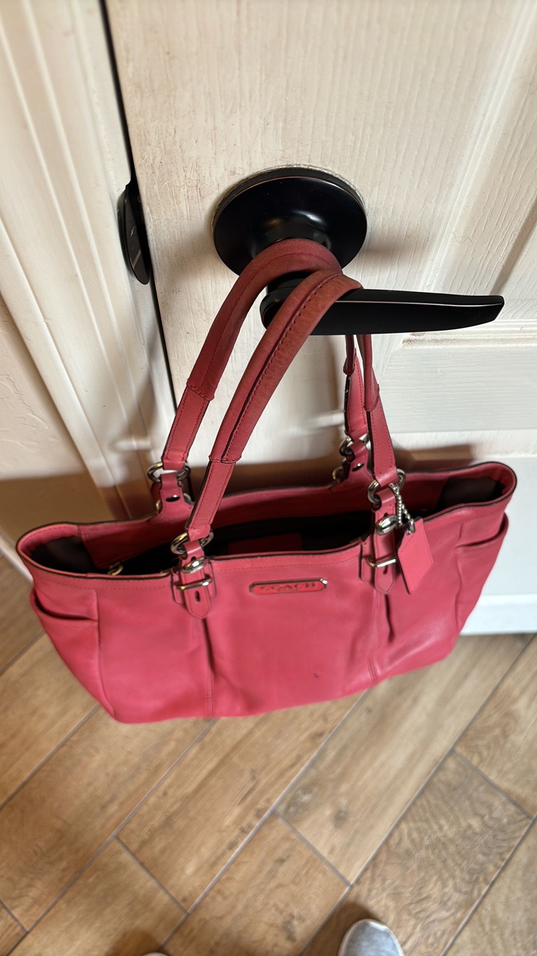 Pink Coach Tote