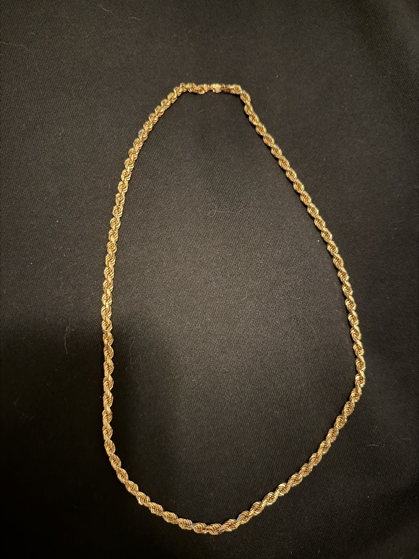 14k Solid Rope Chain