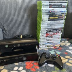 $120  Xbox 360 Slim 250gb w games and Kinect