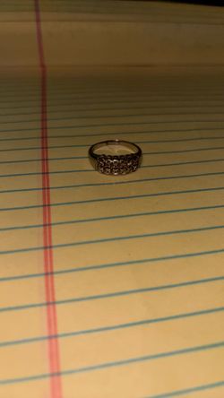 VTG 14k gold 1.03 karat diamonds wedding band