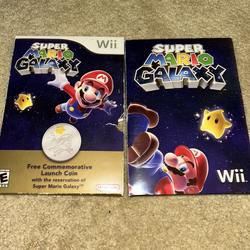 Mario galaxy wii launch coin