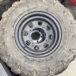 Tire With Wheel For Sidexside ATV Utv