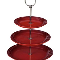 Le creuset 3 tier cake stand
