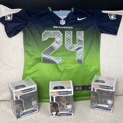 MARSHAWN LYNCH BUNDLE SET!!! Plus FREE Jersey