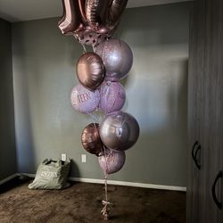 Sweet 16 Balloons -inflated