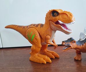 Tyrannosaurus and Stegosaurus