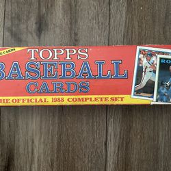 Collectible TOPPS Baseball Cards,1988