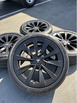 19” oem tesla model 3 factory wheels 19 inch wheels Tesla 3 black