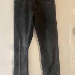 1156 Boys Black Levi’s 511 Slim Jeans Size 8 Regular. $7.00