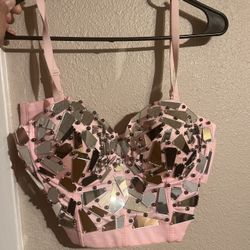 Fashion Nova Mirror Corset Top