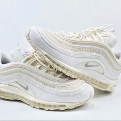 Nike Air Max 97 Size 12 Triple White Wolf Grey (921826-101) 