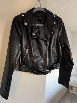 Forever 21 Faux Leather Jacket Size S-brand New