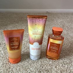 Sunshine mimosa bath And Body Works