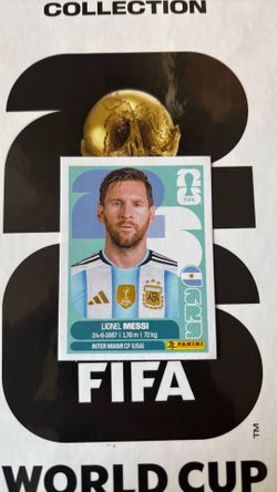 Lionel Messi FIFA World Cup panini sticker