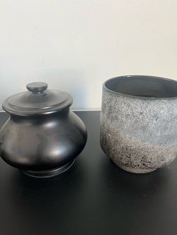 4-Piece Black Decor Set