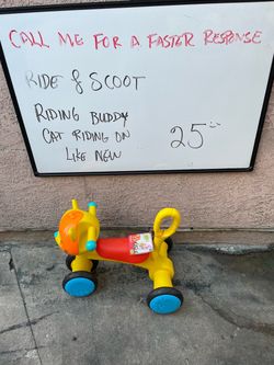 Kids Cat Ride-On Toy