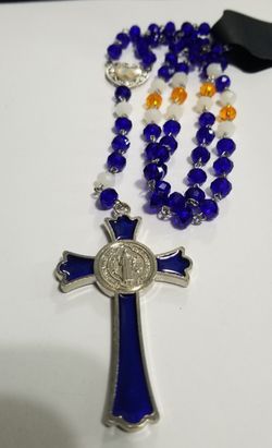 Broncos handmade rosary