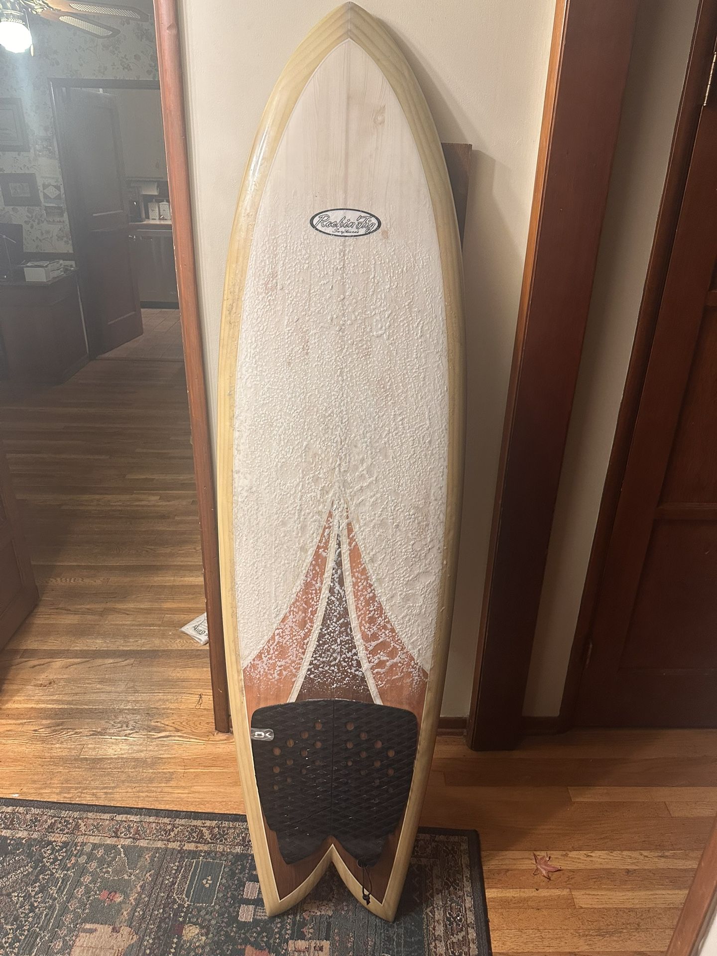 Rockin Fig 6’8 Fish Surfboard Funboard 