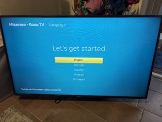 55” Roku Hisense Tv
