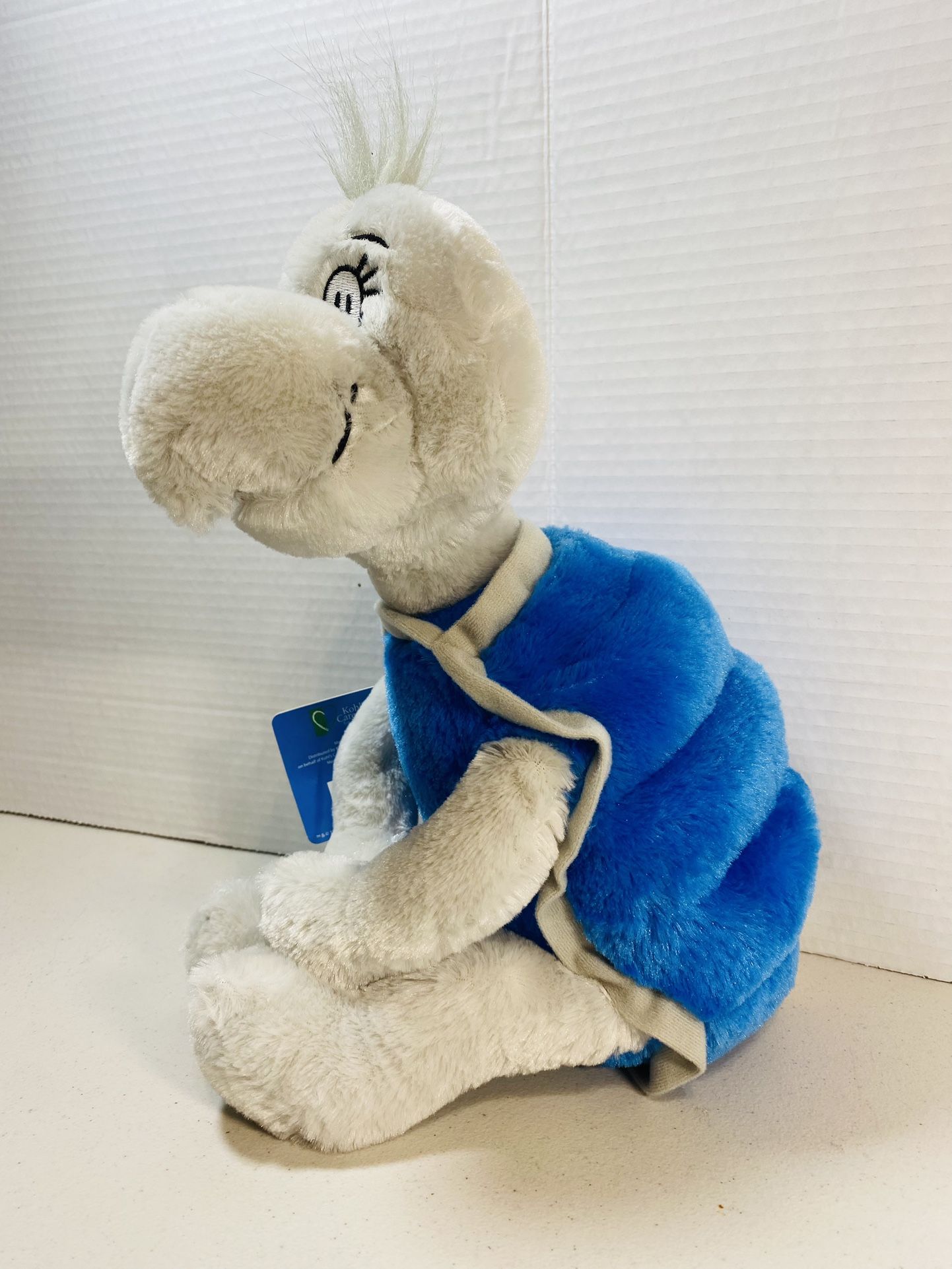 Kohls Cares Dr. Seuss Yertle the Turtle Plush Stuffed Animal Toy Blue & Gray 16"