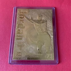 Michael Jordan Z Force Gold #’d /0476