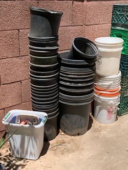 Planter Buckets Containers for gardening