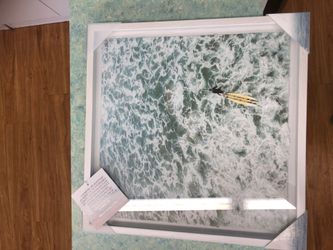 Surfer framed photo