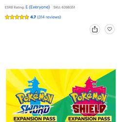 Pokemon Sword And Shield Expansion Pass