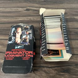 Vintage 1990S Terminator Cards Rock cards 