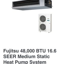 4 ton Fujitsu ducted Mini Split
