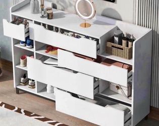 Modern Shoe Rack Organizer for Entryway, Wood Shoe Storage Cabinet with Drawers