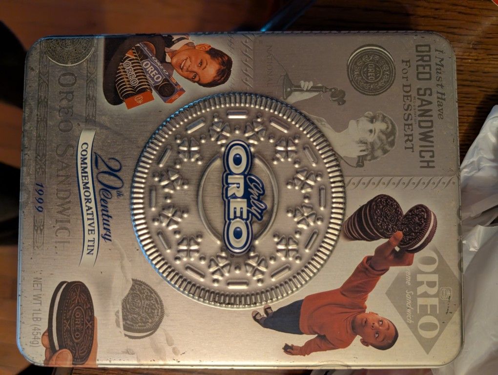Vintage 20th Anniversary Oreo Cookie Tin