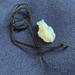 Opalite  Carved Pendant 