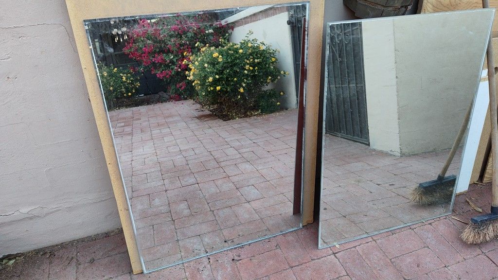 Unframed Mirrors