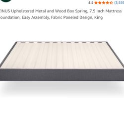 King Size Wood Box Spring