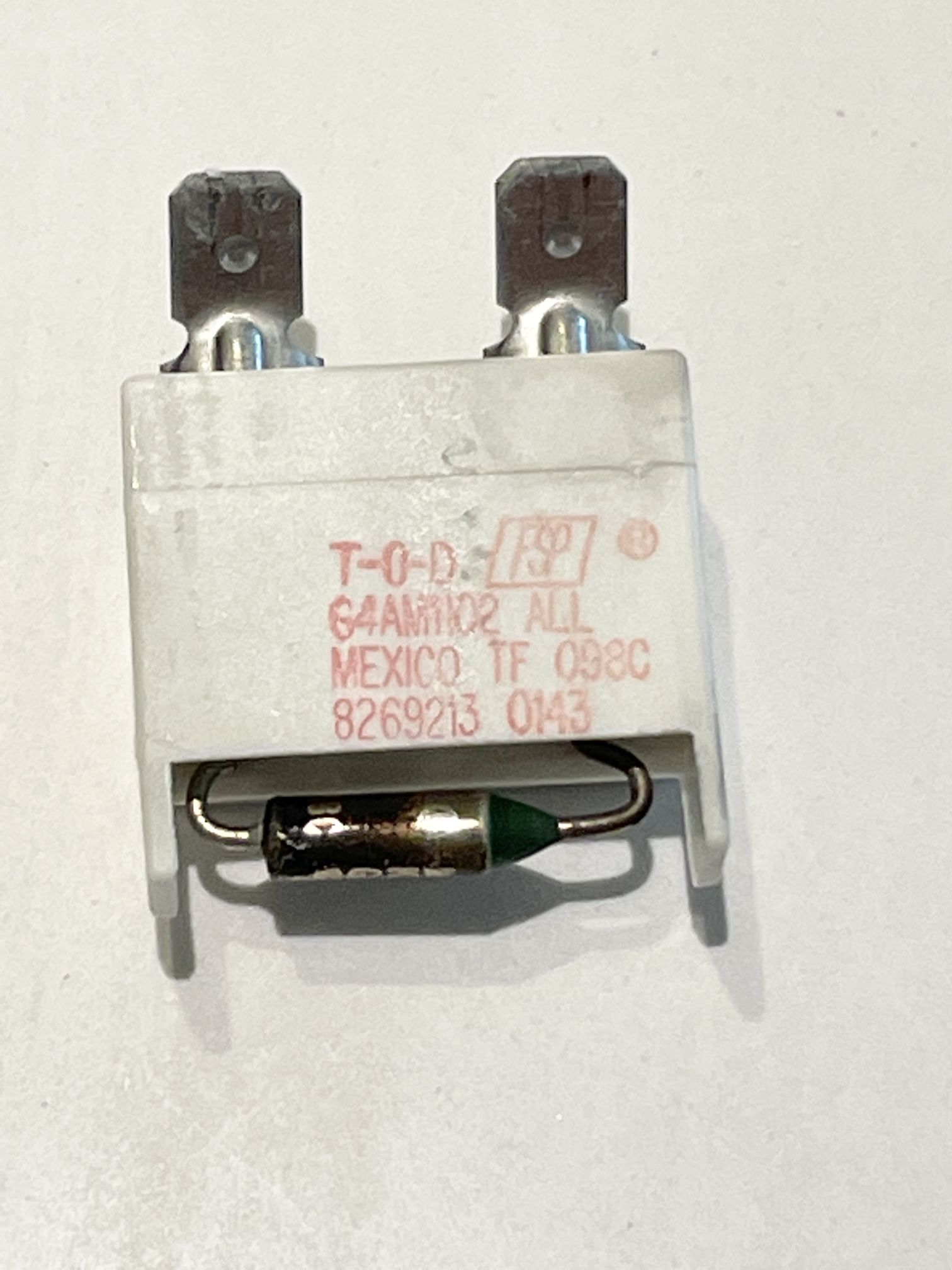 KitchenAid Dishwasher MN KUDI01FLSS6 thermal fuse 